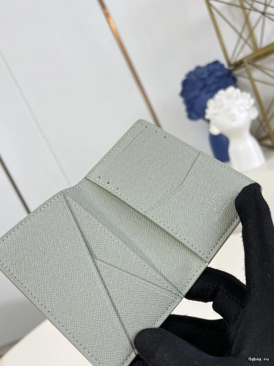 cm LOUIS Pocket Organizer-7.5*11.1*1 VUITTON 0801
